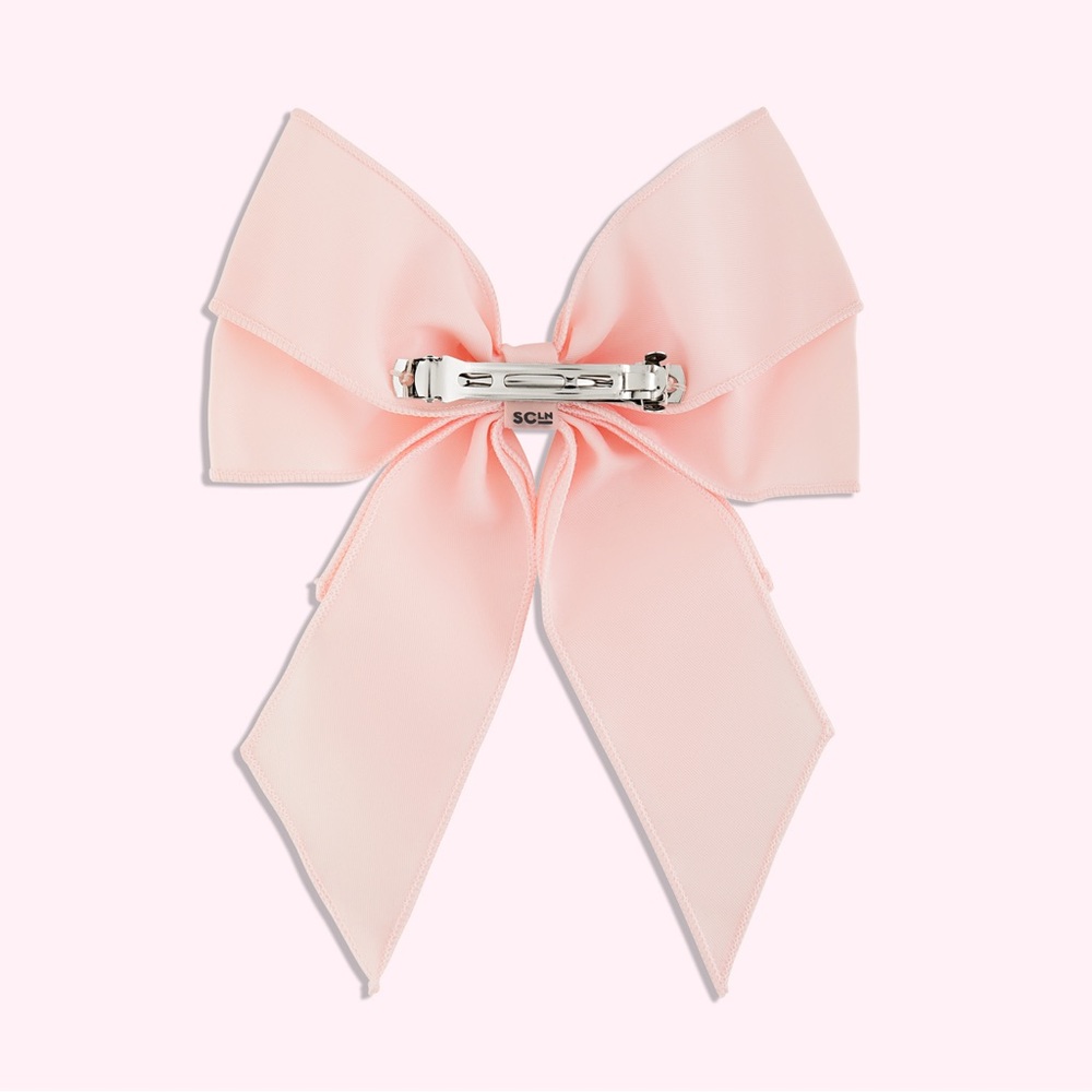 Stoney clover lane long bow clip pink ballet slipper balletcore